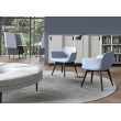 Three-seater sofa ARCIPELAGO from Narbutas in dusty pink with dimensions 200x70x83 cm and backrest height 42 cm-2