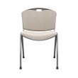 Anytime multipurpose chair by SitOnIt in beige with upholstered back and seat-4