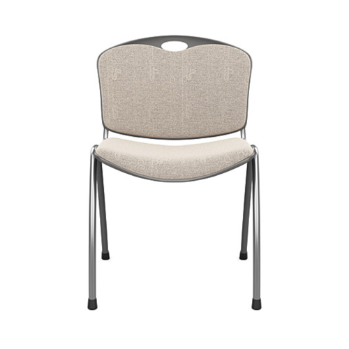 Anytime multipurpose chair by SitOnIt in beige with upholstered back and seat-4
