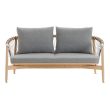 Crosshatch - Living Room Sofa, Fabric - Gray, CY03-3