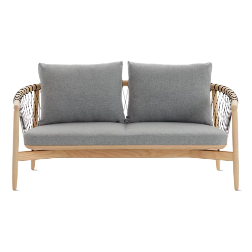 Crosshatch - Living Room Sofa, Fabric - Gray, CY03-3