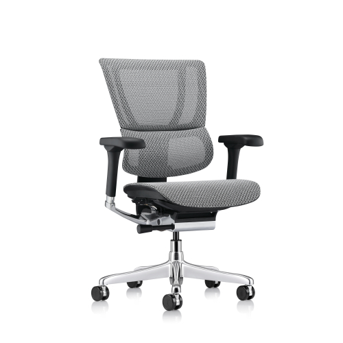 Office chair on castors, Ergohuman GEN2 high all mesh, black color-3