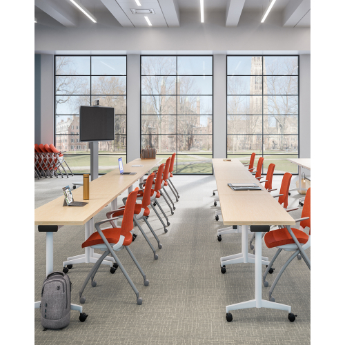 Flyte Multipurpose Stackable Chair by SitOnIt in White-6