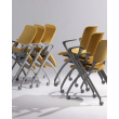 Flyte Multipurpose Stackable Chair by SitOnIt in White-8