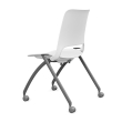 Flyte Multipurpose Stackable Chair by SitOnIt in White-3