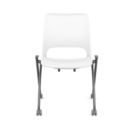 Flyte Multipurpose Stackable Chair by SitOnIt in White