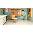 Focus Side Multipurpose Chair on 4 Legs by SitOnIt Turquoise-5