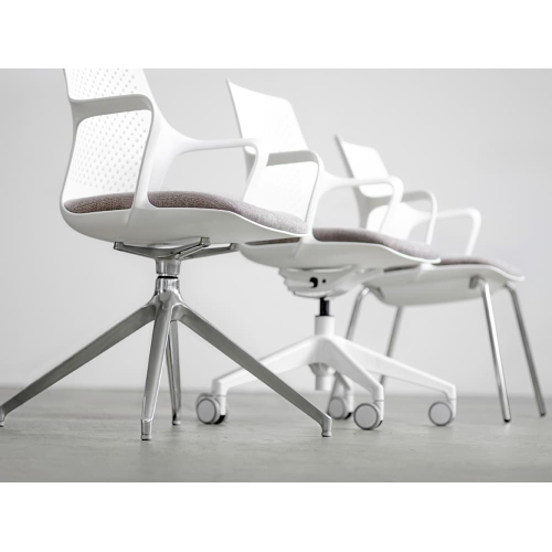 Ioniq guest chair by SitOnIt with yellow upholstery-7