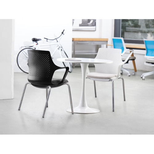 Ioniq guest chair by SitOnIt with yellow upholstery-6