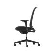 Lino - office chair, on castors, graphite color-3