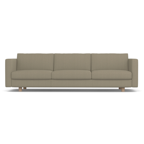 Lispenard - living room sofa with seat height 43 cm, fabric - light green, 59P07-7