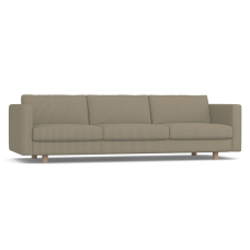 Lispenard - living room sofa with seat height 43 cm, fabric - light green, 59P07