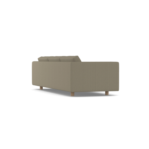 Lispenard - living room sofa with seat height 43 cm, fabric - light green, 59P07-2