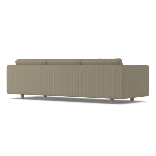 Lispenard - living room sofa with seat height 43 cm, fabric - light green, 59P07-3