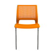Lumin Short Term Work Chair by SitOnIt 4 Legged Orange-4
