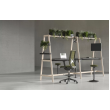Multifunctional table NOVA Wood Multipurpose from Narbutas in sandy ash color with dimensions 152x90x190 cm-4