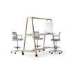 Multifunctional table NOVA Wood Multipurpose from Narbutas in sandy ash color with dimensions 152x90x190 cm-1