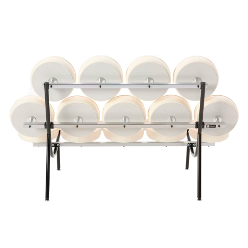 Nelson Marshmallow Sofa - Living Room Sofa, Leather - White, NX01-3