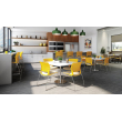 SitOnIt Orbix Multifunctional Short-Term Work Chair in Red-5