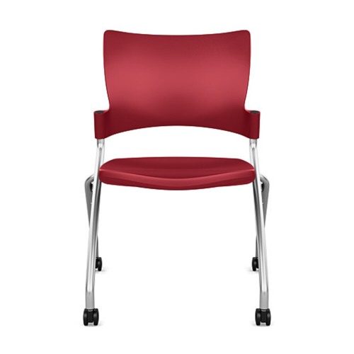 SitOnIt Relay Multipurpose Stackable Chair in Red-4