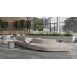 Relax seat with backrest SOFT ROCK from Narbutas in light grey with dimensions 60x80x69 cm and backrest height 40 cm-2