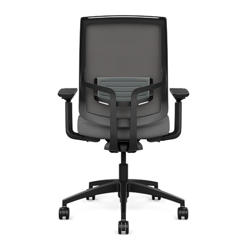 Focus 2.0 Executive Chair by SitOnIt with high back, back material - mesh, seat - gray fabric, black frame, on wheels-2