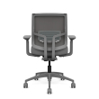 Focus 2.0 Executive Chair by SitOnIt with Midback, Backrest Material - Mesh, Seat - Gray Fabric, Gray Frame, on Casters-2