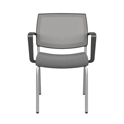 SitOnIt Focus Side Multipurpose 4 Legged Chair in Gray