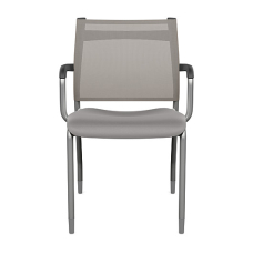 Wit Side 4 Legged Office and Guest Chair by SitOnIt in Grey