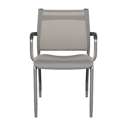 Wit Side 4 Legged Office and Guest Chair by SitOnIt in Grey