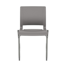 SitOnIt Rio Multipurpose Stackable 4 Leg Chair in Gray