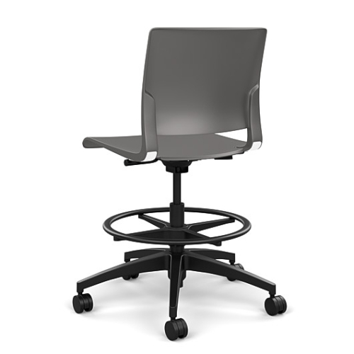 Rio Light Duty Stool by SitOnIt in Grey-3