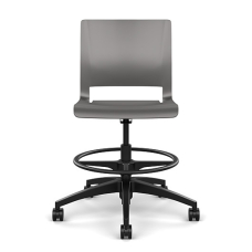 Rio Light Duty Stool by SitOnIt in Grey