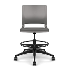 Rio Light Duty Stool by SitOnIt in Grey
