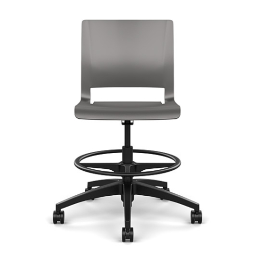 Rio Light Duty Stool by SitOnIt in Grey