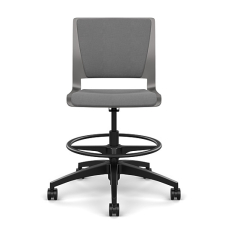 Rio Light Duty Chair by SitOnIt in Grey with Padded Seat and Back