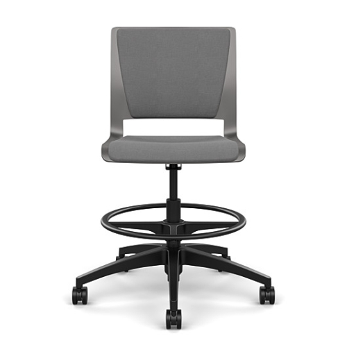 Rio Light Duty Chair by SitOnIt in Grey with Padded Seat and Back