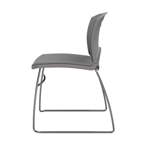 OnCall Guest Chair by SitOnIt in Gray with Upholstered Seat and Back-4