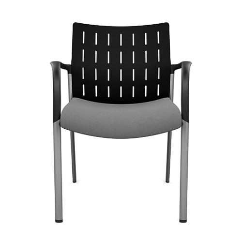 SitOnIt Achieve Multipurpose 4 Leg Chair in Grey and Black