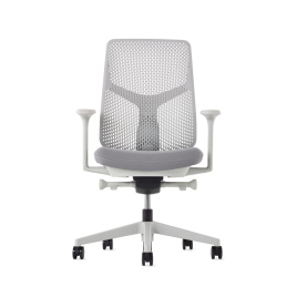 Verus - office chair, on castors, fog color