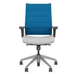 Office chair on castors Wit from SitOnit, blue-grey color