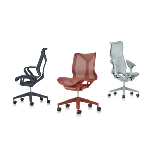 Cosm - office chair on castors, low back, coper color 84506-1