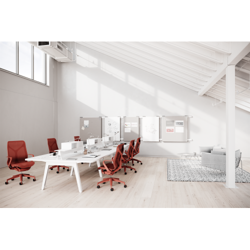 Cosm - office chair on castors, low back, coper color 84506-3