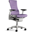 Embody x Logitech Gaming chair White base, Purple 3SYA1-2