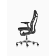 Embody office chair, on castors, graphite frame, dark black fabric, 3513-5